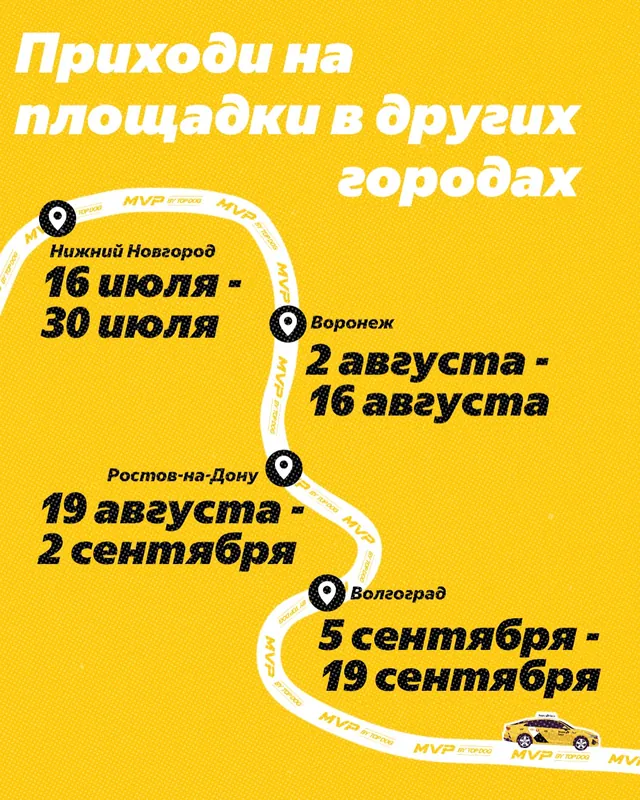 Площадки в других городах